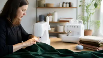 Olika pressarfötter till symaskin